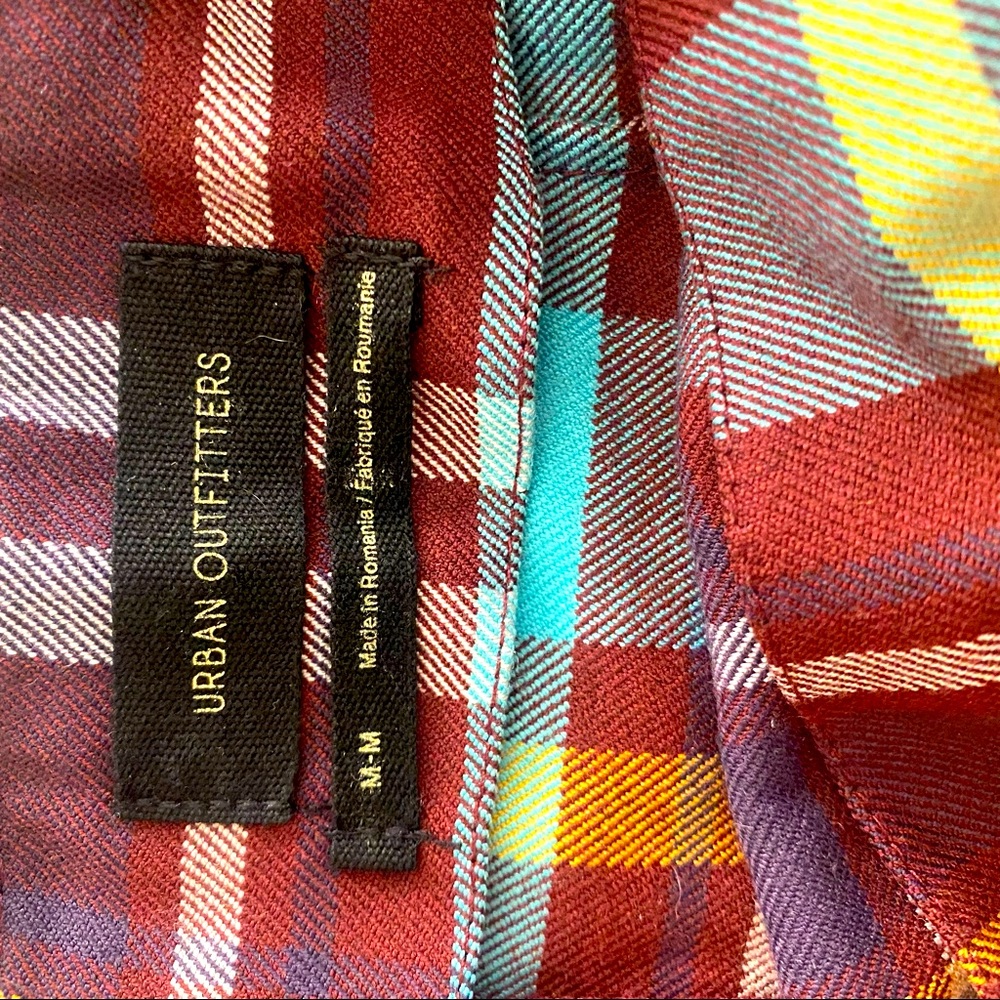 Urban Outfitters Plaid Gingham Mini Skirt [NWOT] - Picture 5 of 7